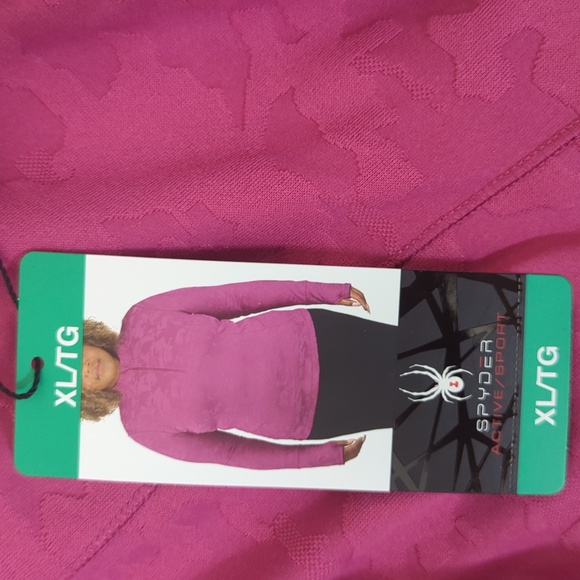 XL Spyder Active wear 1/4 Zip Top - Picture 11 of 11